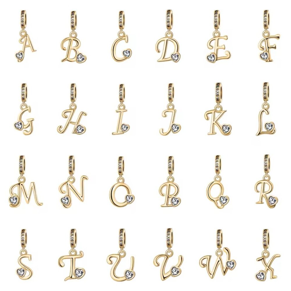 Letter E Charm (One Charm) - Picture 3 of 12